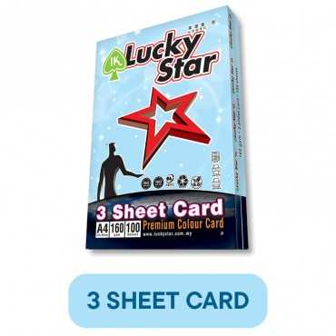IK Lucky Star 3 Sheet Card