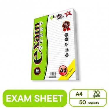 Exam Sheet A4 Size